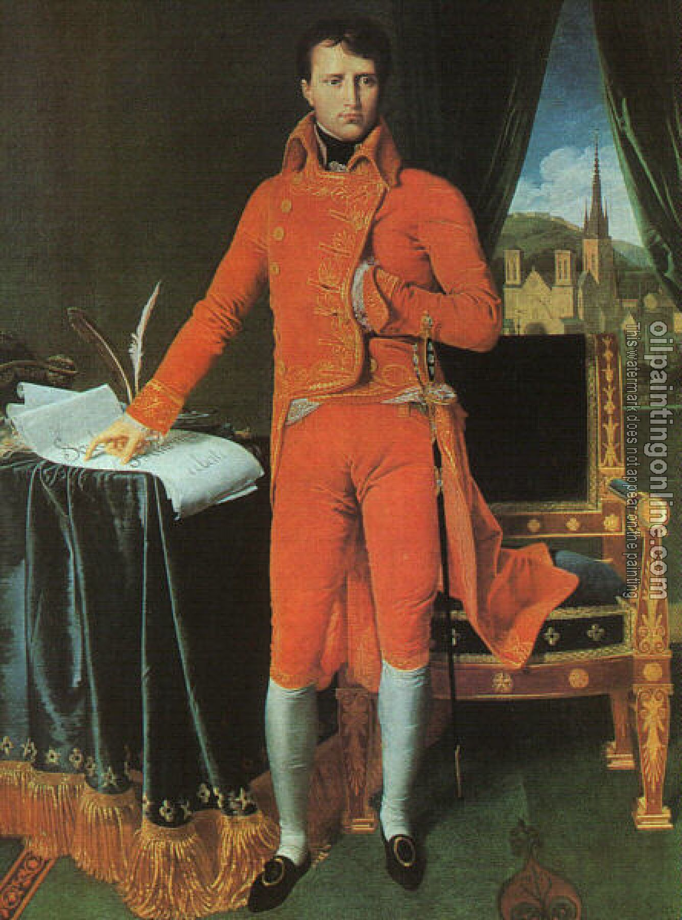 Ingres, Jean Auguste Dominique - Bonaparte as First Consul